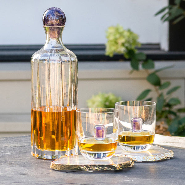 Elevo - Violet Liquor Decanter