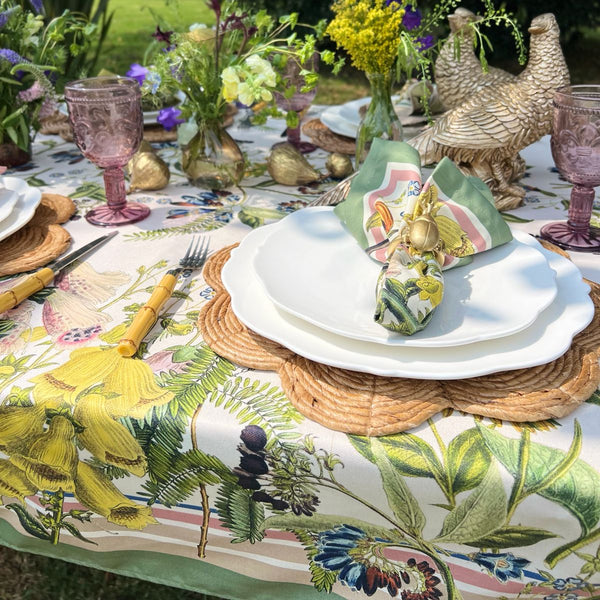 Flowers - Tablecloth F295 138"x60"