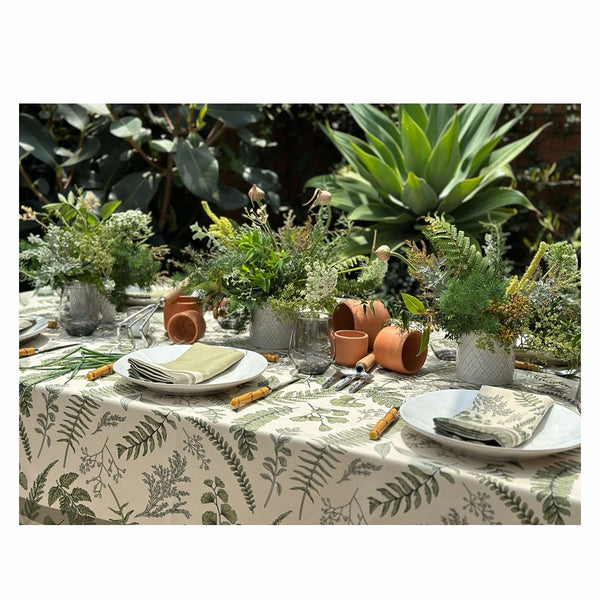 Paisley - Tablecloth F304 Green 106"x60"