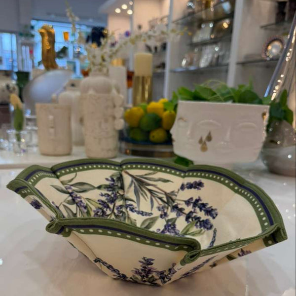 Flower - F366 Lavander Bread Basket Green