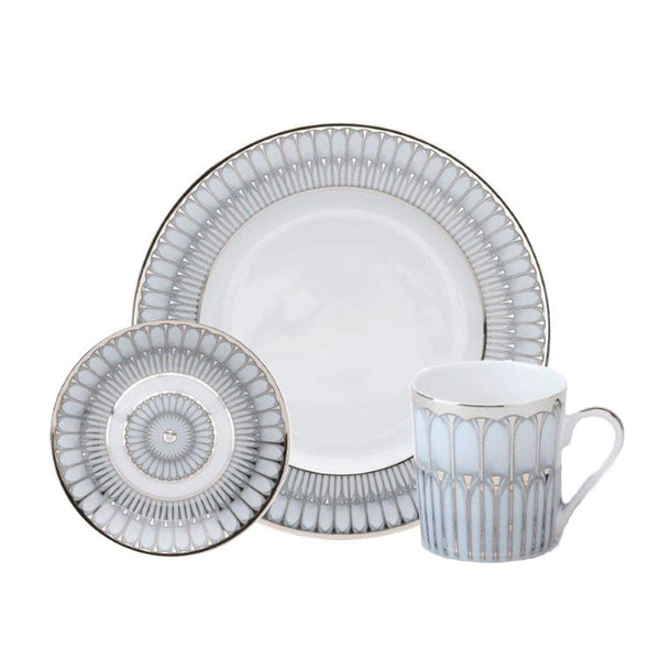 Arcades Grey & Platinum - Bread & Butter Plate