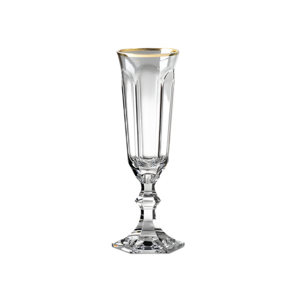 Dolce Vita Gold Thread Flute (Set of 4)