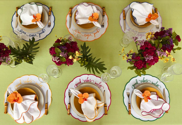 Good Vibes - Placemats & Napkin (Set of 12)
