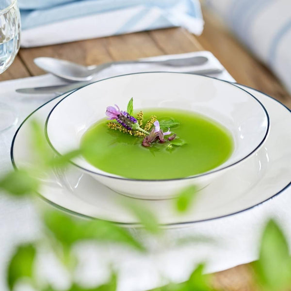 Beja white - Soup / pasta plate (Set of 6)