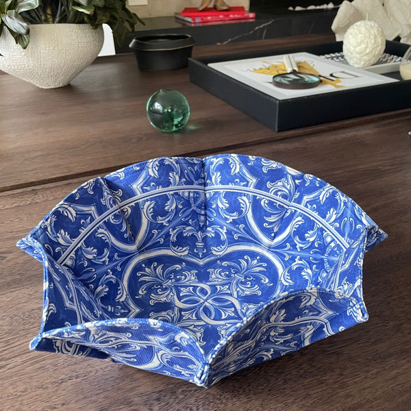 Paisley - A77 Bread Basket Blue