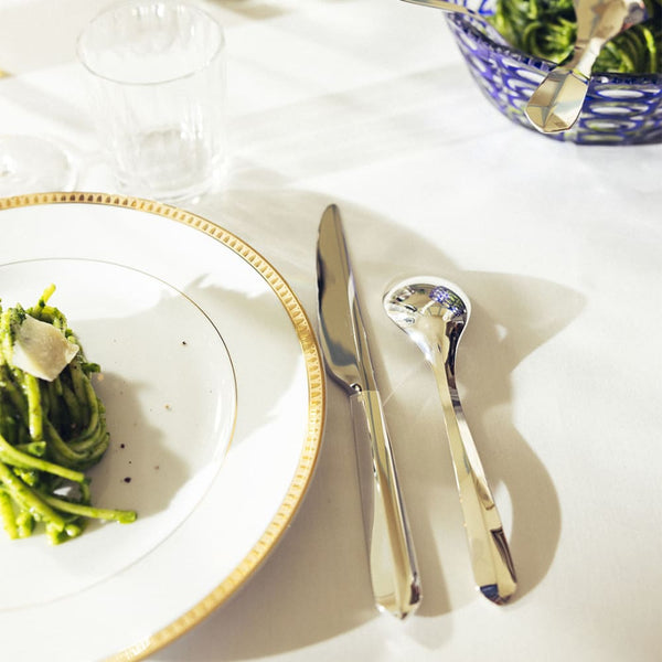 Infini - Silver Plated Serrated Dinner Knife