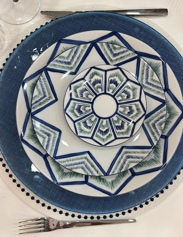 Mallorca - Dessert Plate Blue and Green