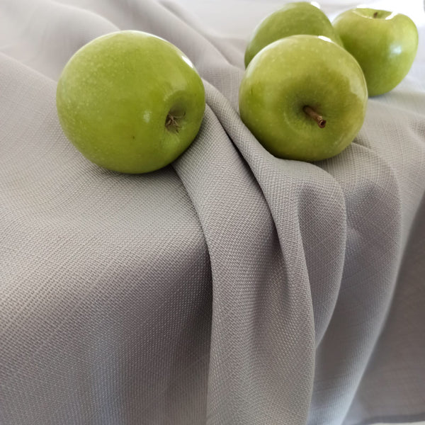 Altamira - Pearl Grey Tablecloth 70"x118"