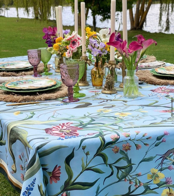 Flower - Tablecloth F195 - 122"x60"