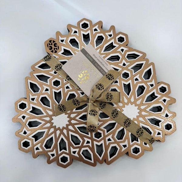 Domo - Trivets Ochre White / Silver (Set of 2)