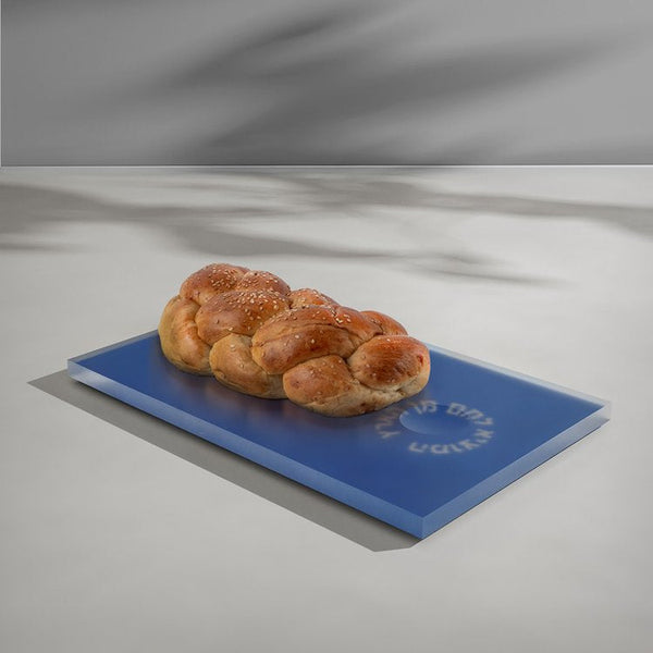Kings - Challah Board Blue Marble