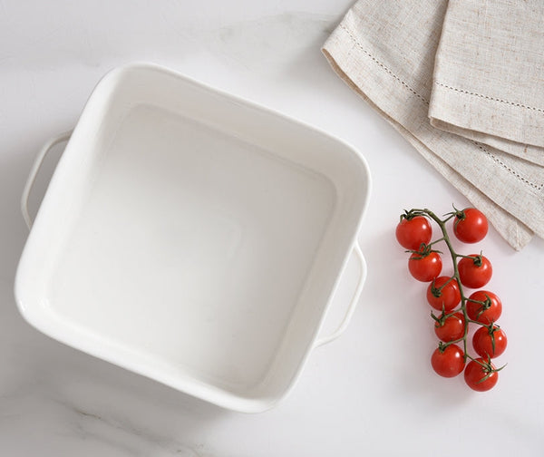 Le Blanc - White - Square Baking Dish