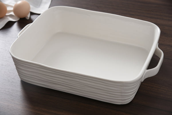 Le Blanc - White - Rectangular Baking Dish