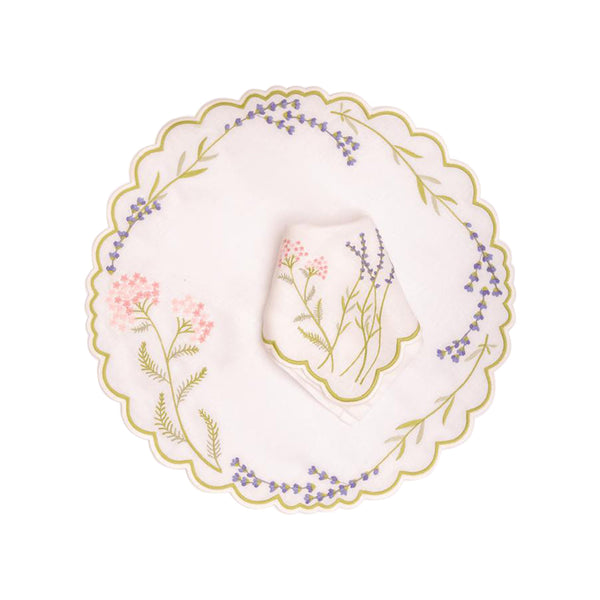 Lavender - Garden Linen Napkin & Placemat Pink