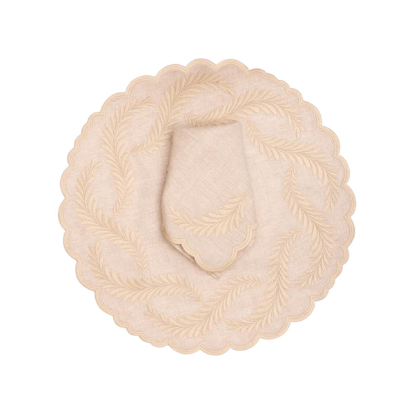 Leaves - Linen Napkin & Placemat