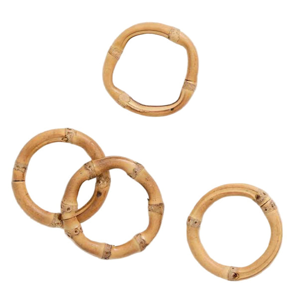 Bamboo - Round Napkin Ring (Set of 4)