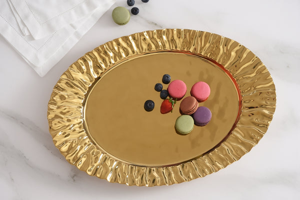 Mascali - Gold - Large Platter