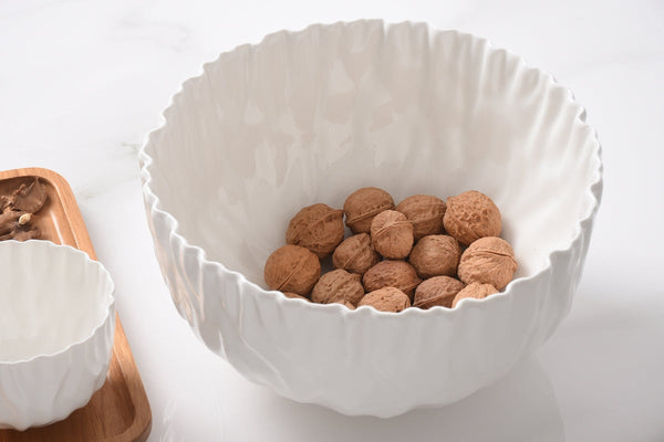 Mascali Bianca - White - Large Bowl