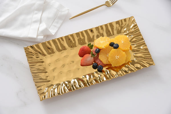 Mascali - Gold - Rectangular Tray