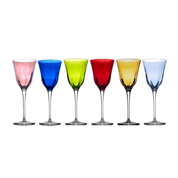 Water Goblet Multicolor - (Set of 6)