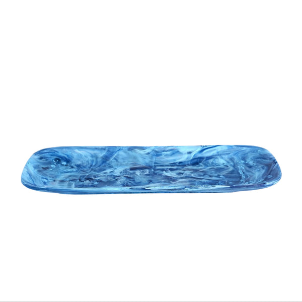 Everyday - Rectangle Platter Denim Swirl