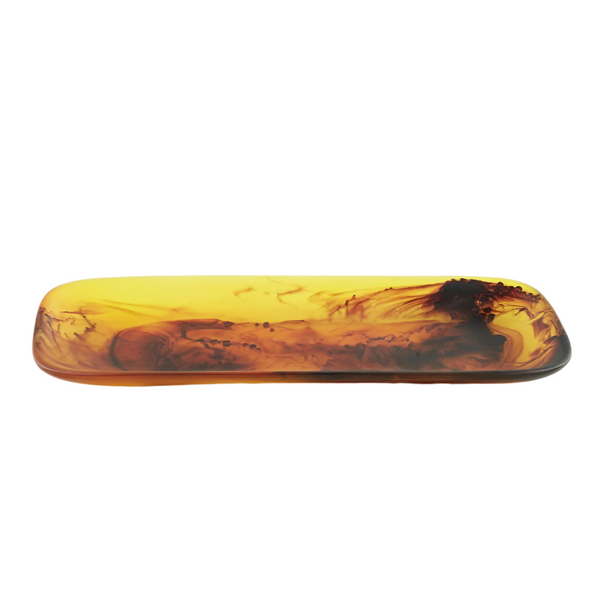 Everyday - Rectangle Platter Tortoise Swirl
