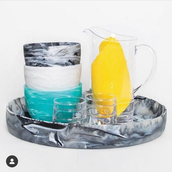 Everyday - Deep Small Bowl White Swirl (Set of 2)