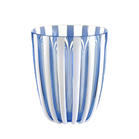 Pin Up - Low Tumbler Drinking Glass Mediterannean Blue (Set of 6)