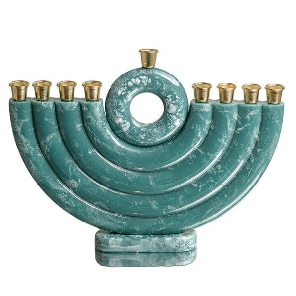 Menorah Hanoukiah - Green