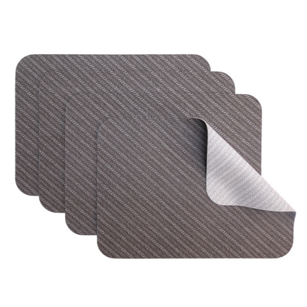 St Tropez - Reversible Placemats Diagonal Grey / Ivory (Set of 4)