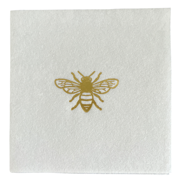 Bee - Cocktail Napkin Gold (Set of 20)