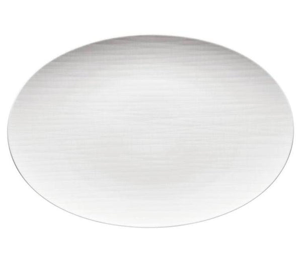 Mesh White - Oval Platter Large