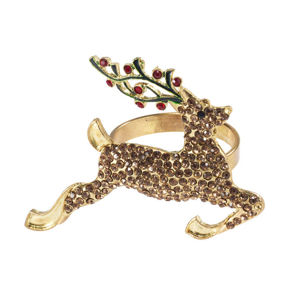 Reindeer - Napkin Rings (Set of 8)