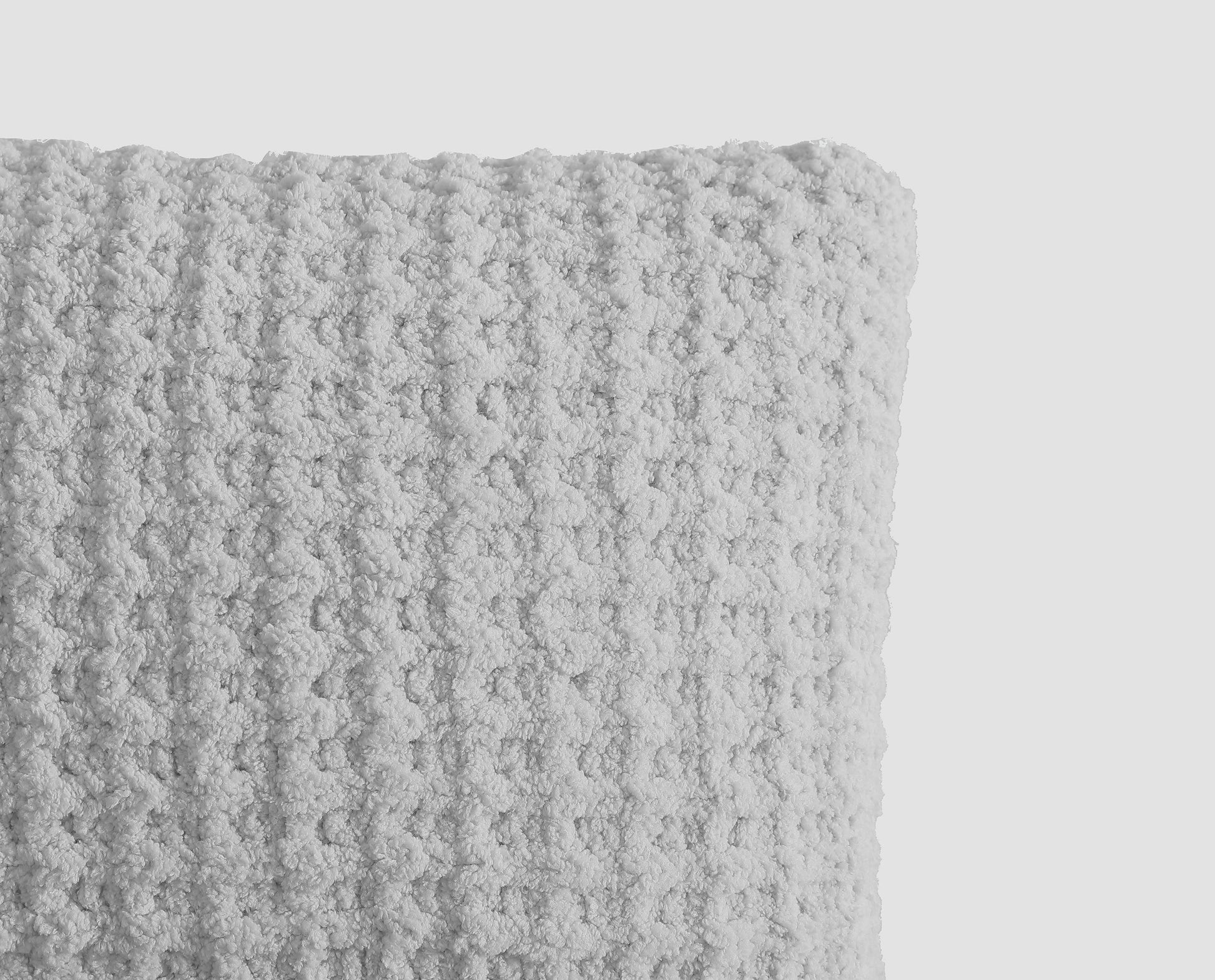 Snug Small Waffle Pillow Cloud Gray