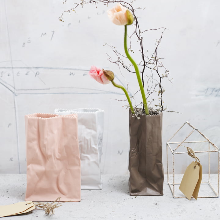 レア‼【未使用】 ローゼンタール(PAPER BAG VASE) フラワーベース Paper Bag - Vase White – Il'argento