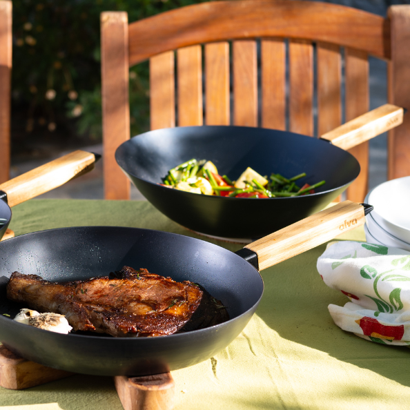 Forest - Carbon Steel Wok 12"