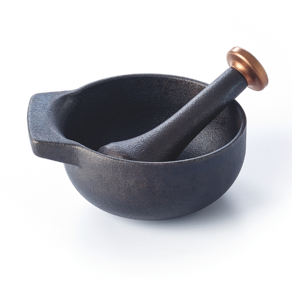 Nori - Cast Iron Mortar & Pestle (Set of 2)