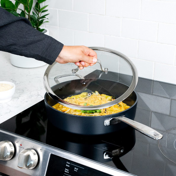 Maestro - Nonstick Sauté Pan  with Lid 4 Qt