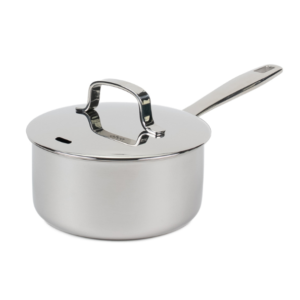 Maestro - Tri-Ply Stainless Steel Saucepan with Lid 1.7 Qt.
