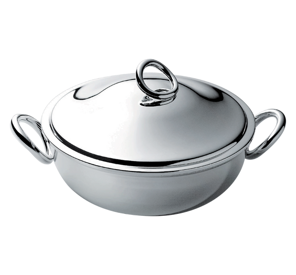 Vertigo - Silver Plated Vegetable Dish with Lid