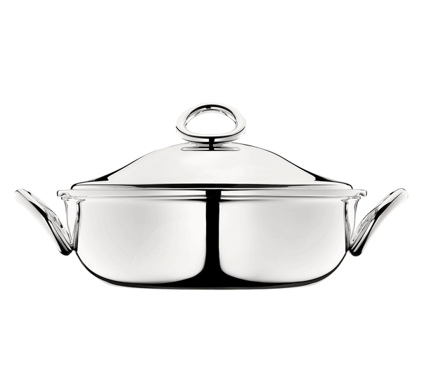 Vertigo - Silver Plated Vegetable Dish with Lid