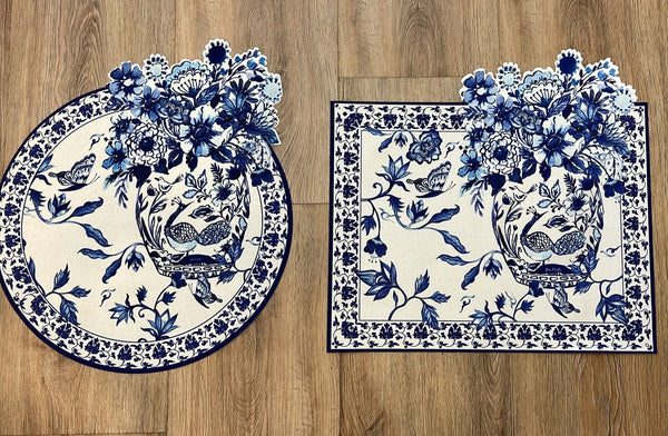 Porcelain - Placemats Round (Set of 2)