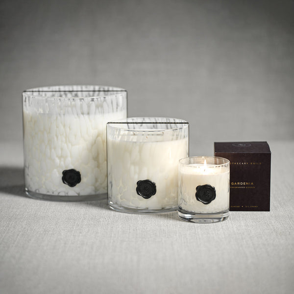 Apothecary Guild Opal Glass - Candle Jar Gardenia