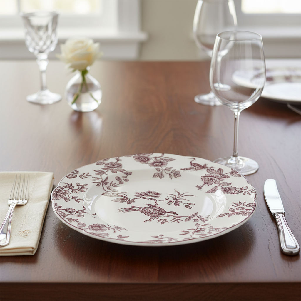 Albertine Prune - Dinner Plate ambientado