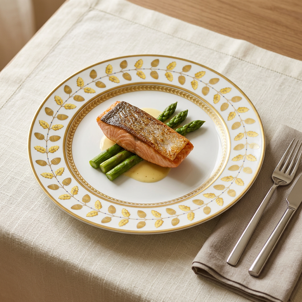 Ambientada Constance Jaune Dinner Plate