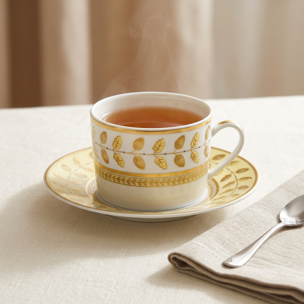 Ambientada Constance Jaune Tea Cup & Saucer