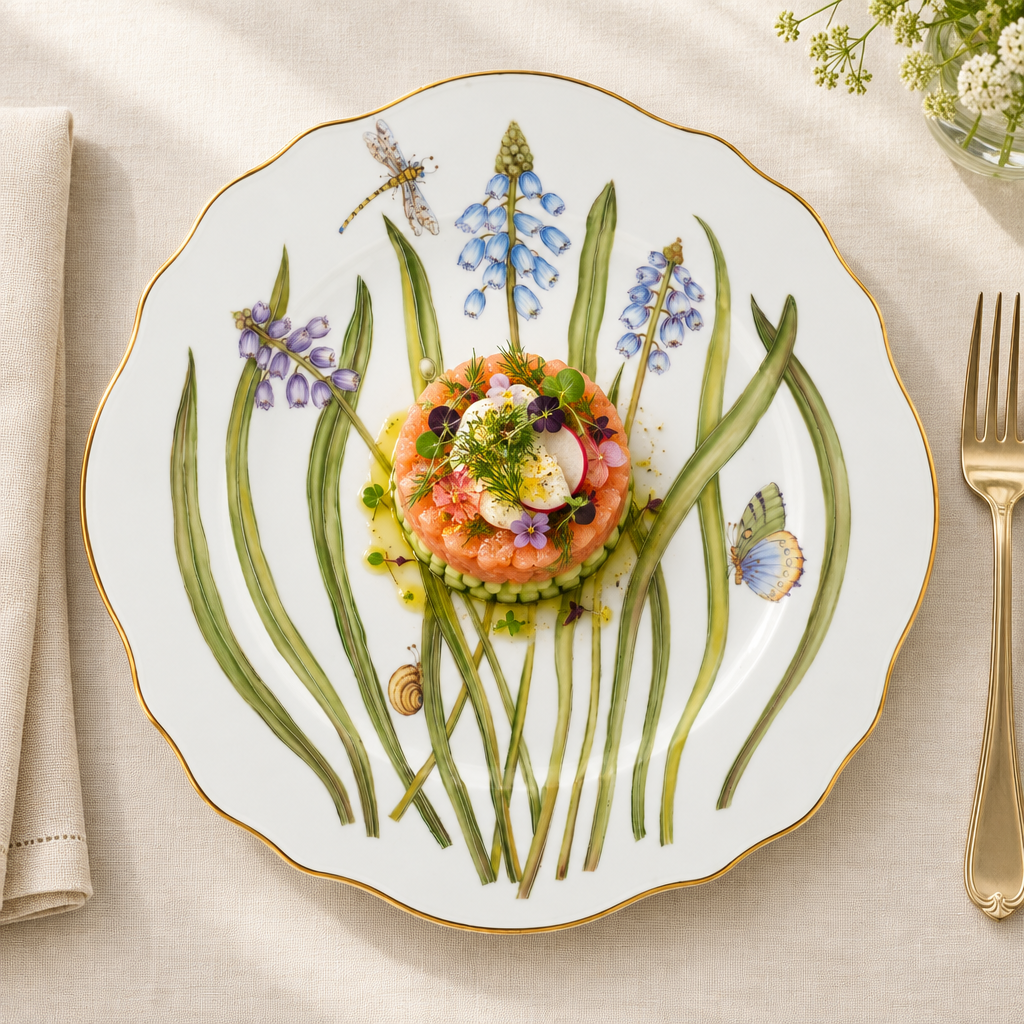 Ambientada de Anna’s Garden Dinner Plate
