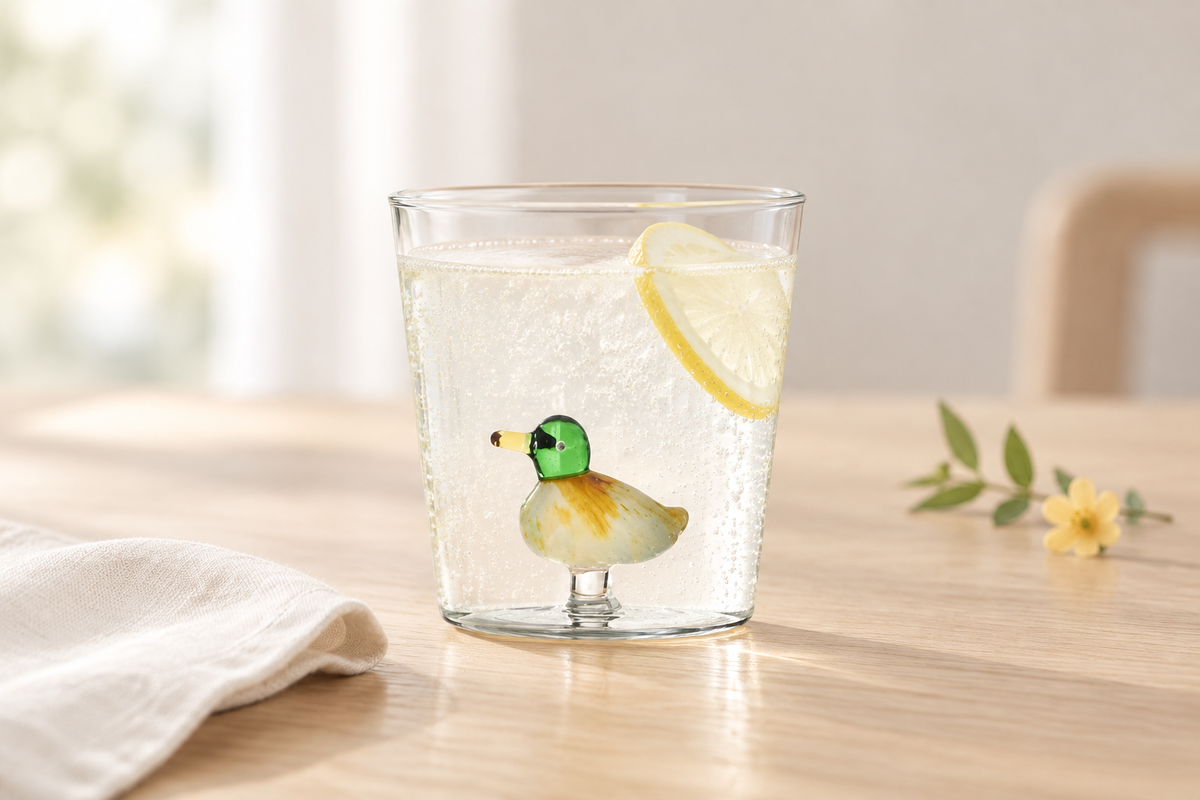 Animal Farm - Tumbler Duck en una escena sutil y elegante