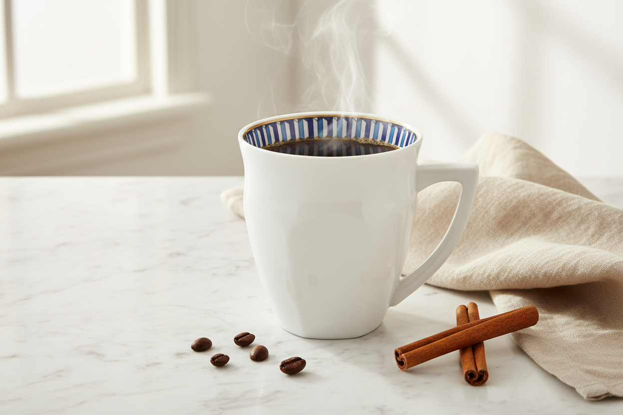 Arcadia Blue Mug - Sin platillo