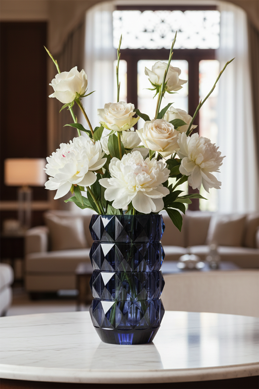 Baccarat Midnight Vase - Lifestyle